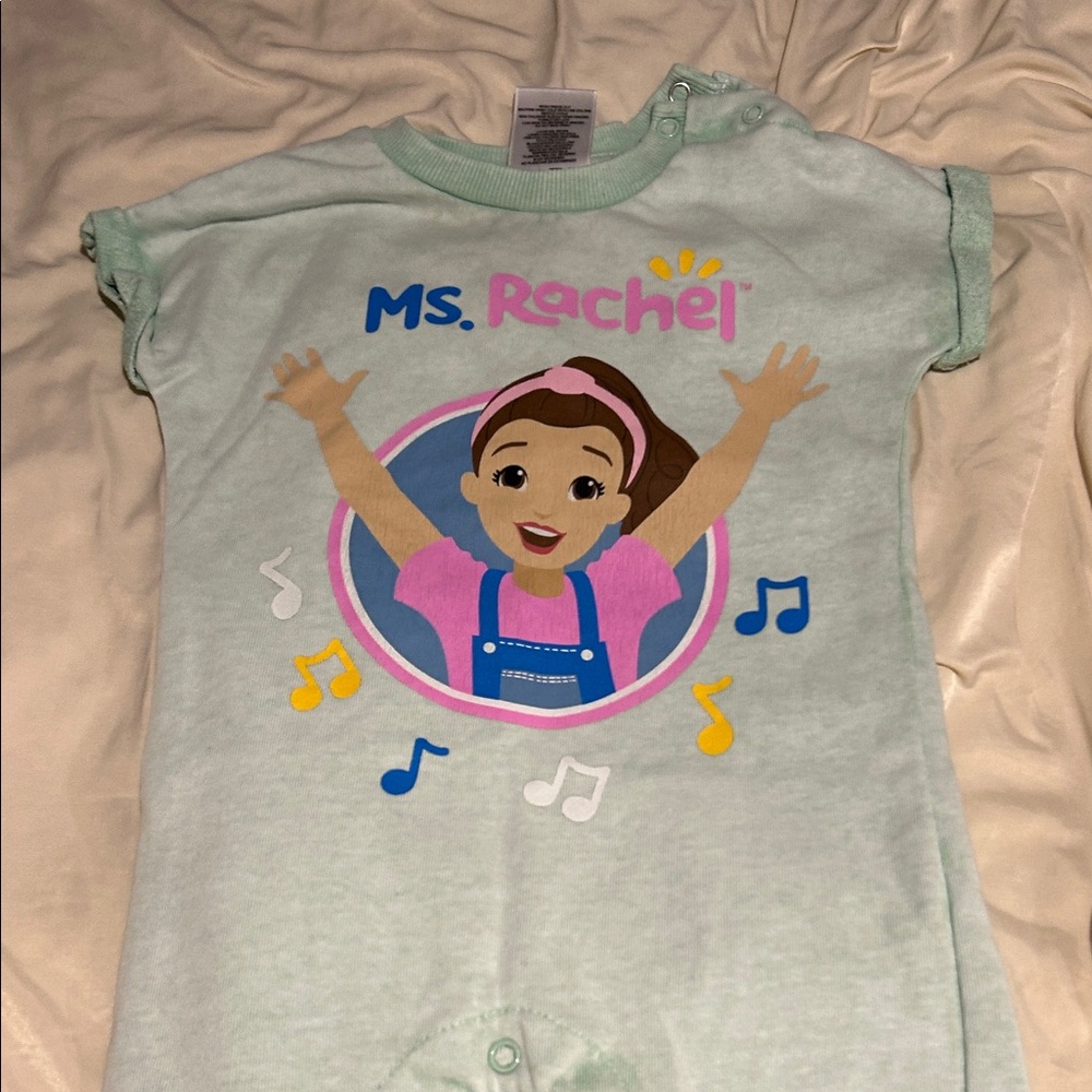 ✨Ms Rachel Mint Green Kids Bodysuit